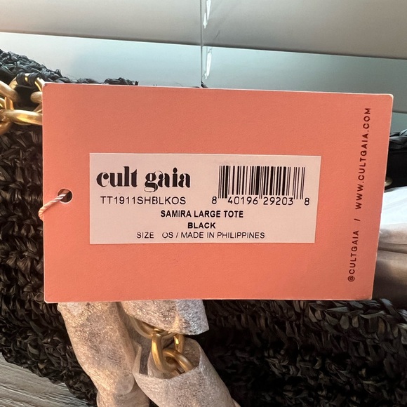 Cult Gaia Samira Straw Tote - Picture 2 of 12